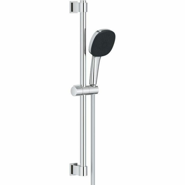 Grohe 26096001 Set de Ducha Vitalio Comfort 110 con Rociador de 3 Chorros, Barra y Flexo, Ahorro de Agua