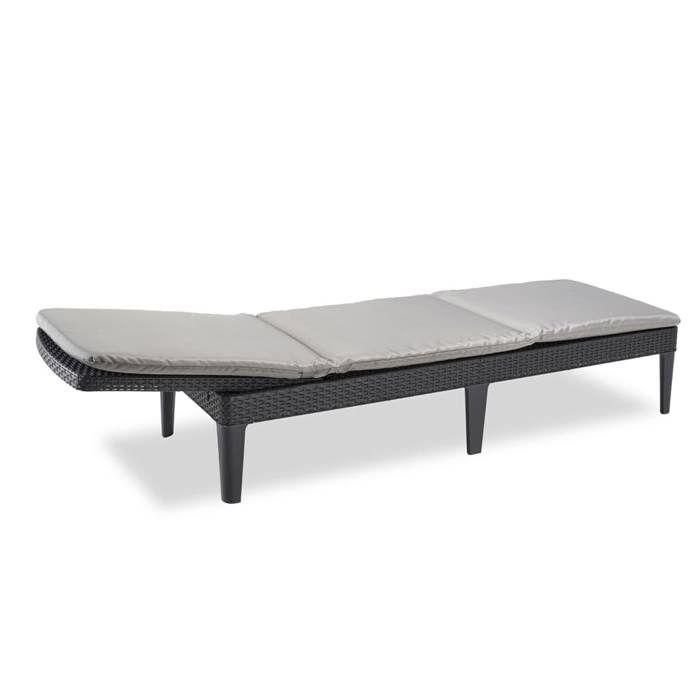 Tumbona Allibert by KETER 8711245146294 Gris 187 x 58 x 29 cm 3 Tumbona Allibert by KETER 8711245146294 Gris 187 x 58 x 29 cm 3