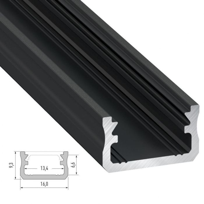 Perfíl Aluminio Tipo A 2,02M 1