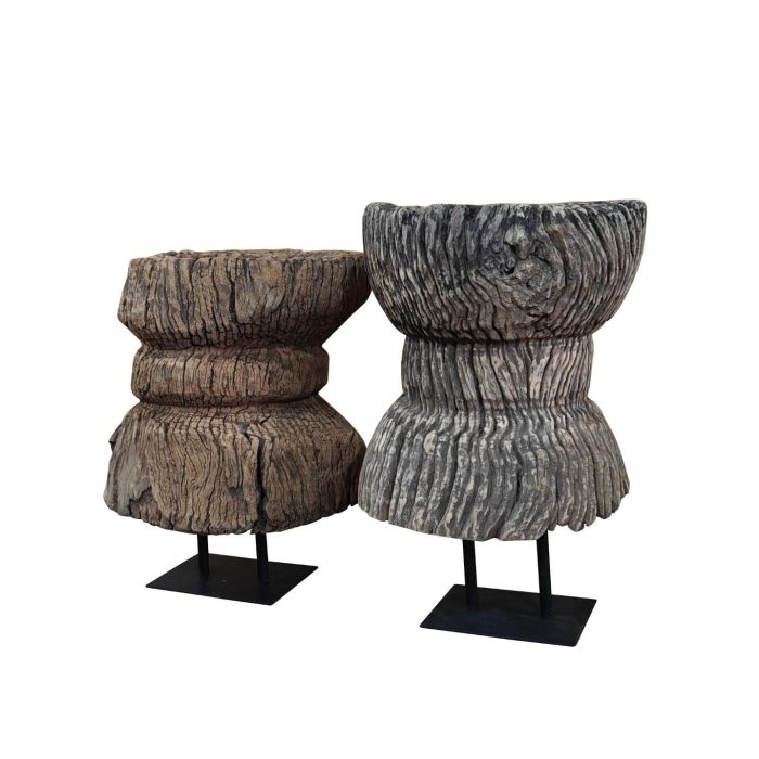 Escultura Item Home DKD Home Decor Marron Oscuro Negro 41 x 51 x 41 cm 1 Escultura Item Home DKD Home Decor Marron Oscuro Negro 41 x 51 x 41 cm 1