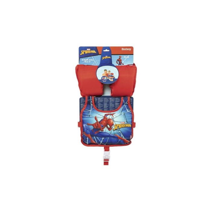 Bestway Chaleco con Manguitos Disney Spiderman 56 cm +3-6 Años Piscina y Playa 98795 2