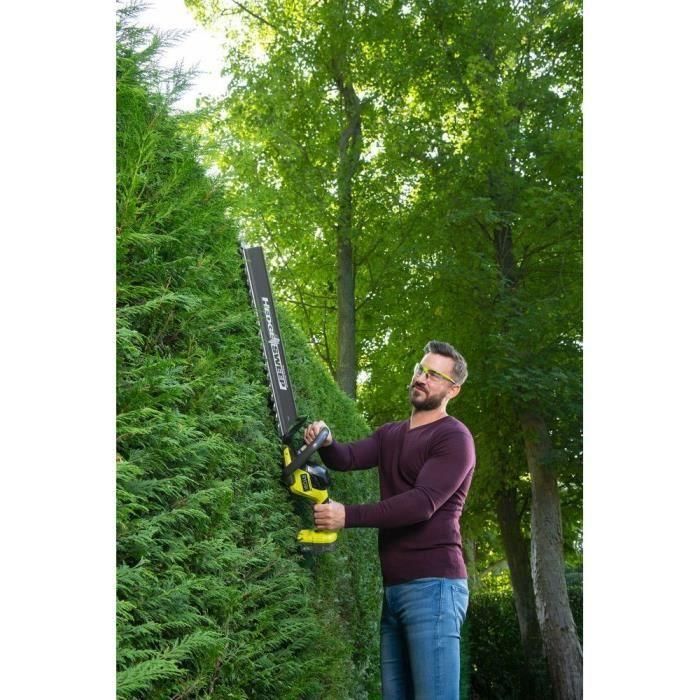 Cortasetos inalámbrico RYOBI ONE + LINEA 18V - Diseño en línea - Cuchillas de 55 cm - Espaciado de 24 mm - Se vende sin batería ni cargador 5 Cortasetos inalámbrico RYOBI ONE + LINEA 18V - Diseño en línea - Cuchillas de 55 cm - Espaciado de 24 mm - Se vende sin batería ni cargador 5