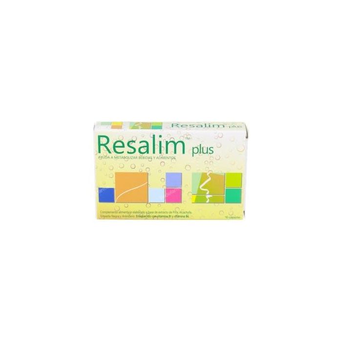Resalim Plus 10 Cápsulas | Complemento Alimenticio para Control de Peso, Metabolismo y Reducir Fatiga con Vitaminas B1 B6