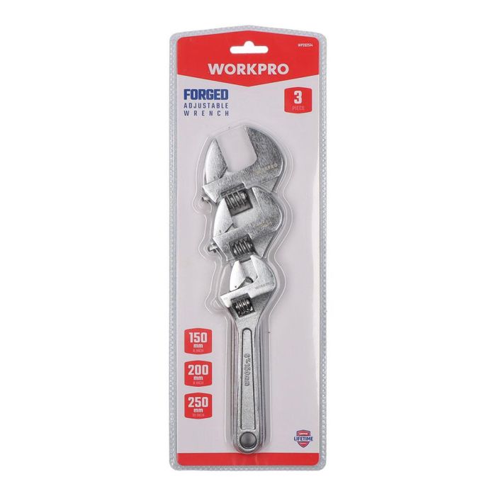 Llave ajustable 150, 200 ,250 mm. juego 3 unidades 4 Llave ajustable 150, 200 ,250 mm. juego 3 unidades 4