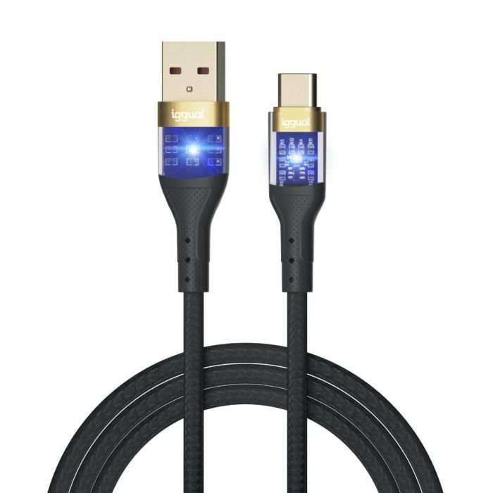 Cable USB A a USB-C iggual IGG319994 Negro 4 Cable USB A a USB-C iggual IGG319994 Negro 4