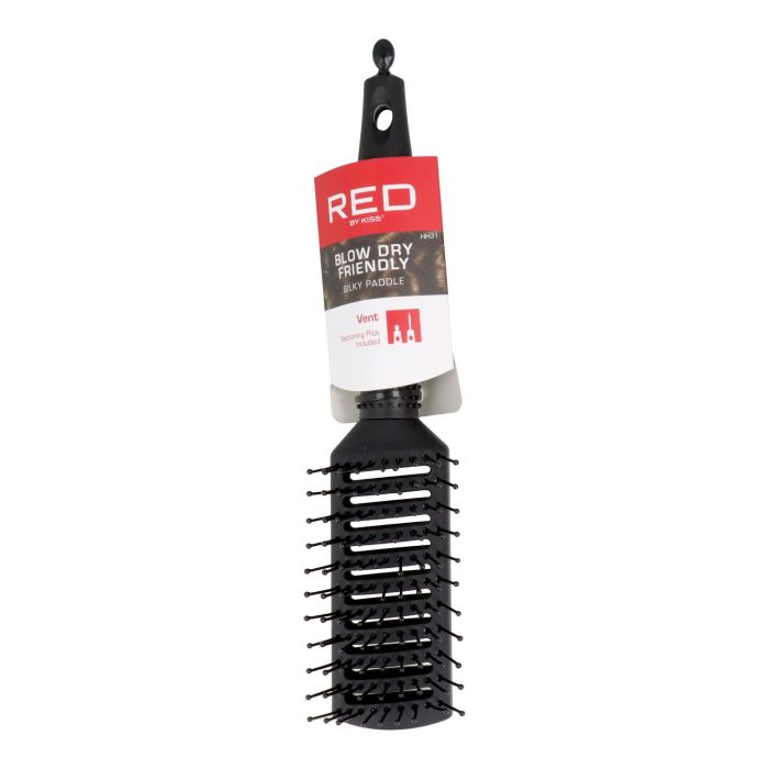 Red Kiss Rubberized Vent Brush