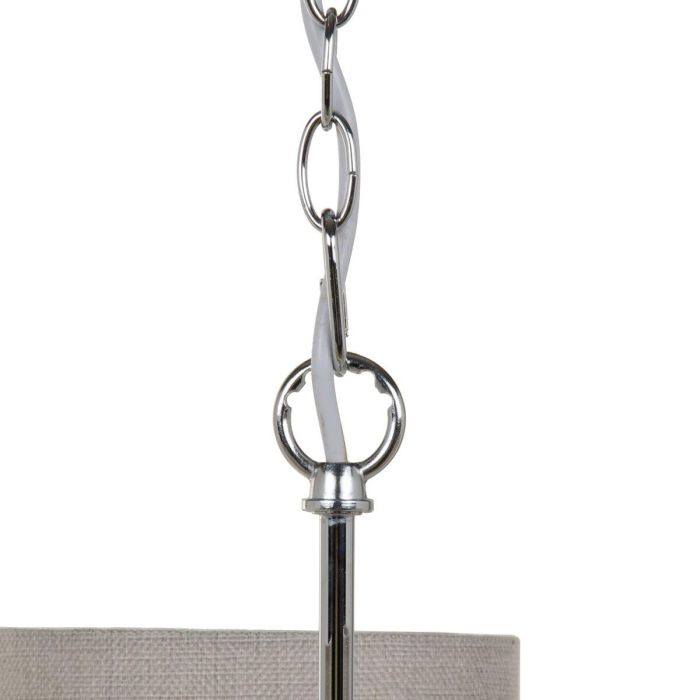 Lámpara de Techo 58 x 58 x 73 cm Metal Plata Ø 16 cm 5