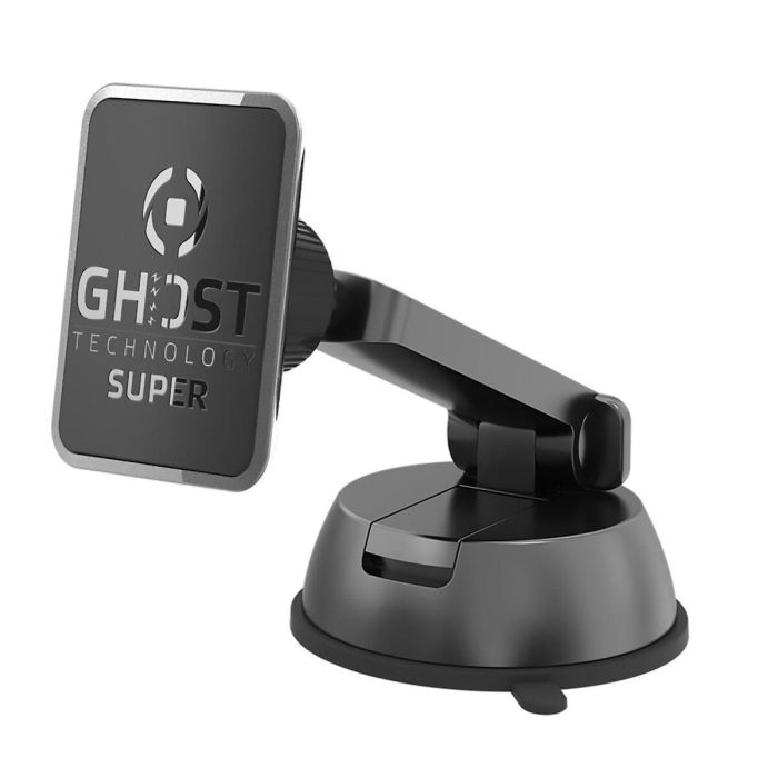 Soporte para móviles Celly GHOSTSUPERDASH Negro Plástico Soporte para móviles Celly GHOSTSUPERDASH Negro Plástico