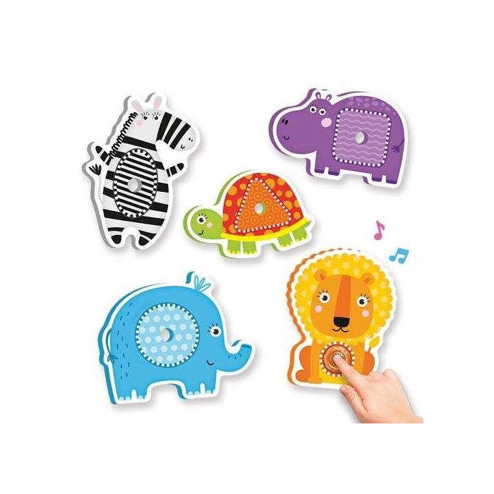 Puzzle musical animales de granja 1 Puzzle musical animales de granja 1