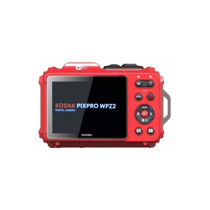 Kodak WPZ2RD6 Cámara Digital Compacta 16MP Zoom Óptico 4x Resistente al Agua Color Rojo con 2 Baterías y Tarjeta MicroSD 16GB 2