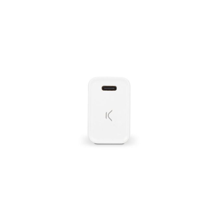 Cargador USB Iphone KSIX Apple-compatible Blanco 11