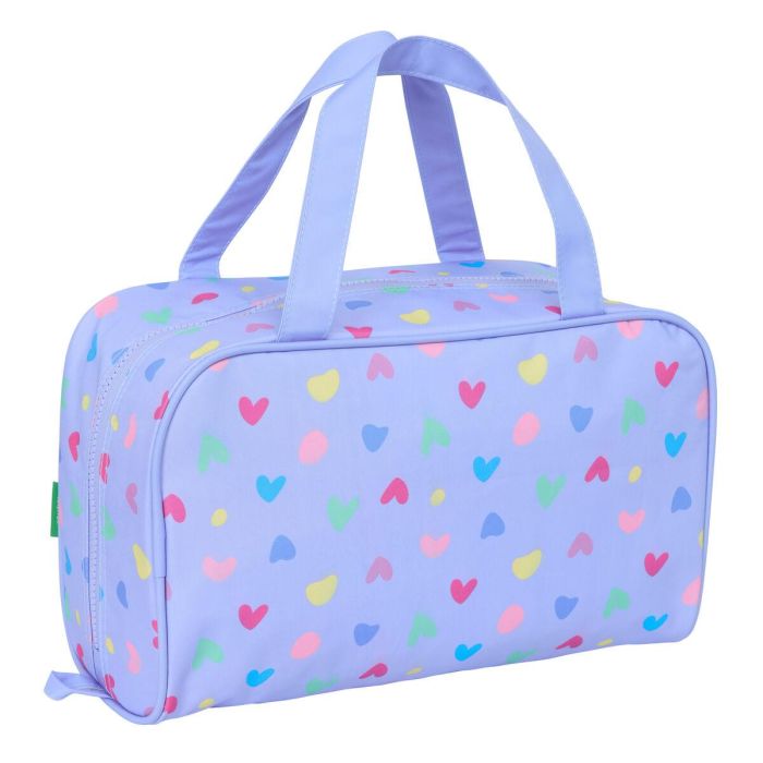 Neceser de Viaje Benetton Lila Lila 31 x 14 x 19 cm 2