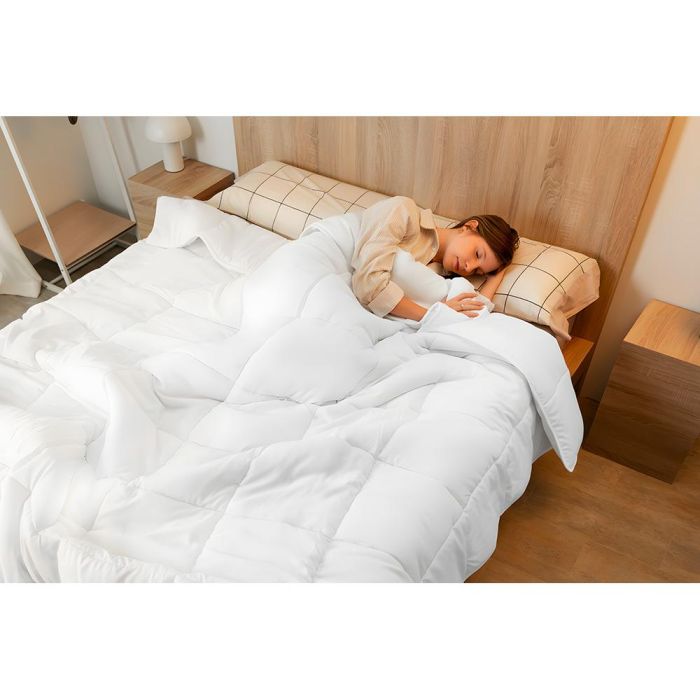 Nalui Edredón Nórdico Nalui Warmy E200 Blanco 260 x 240 cm con Tecnología Softwarm Termoreguladora 1