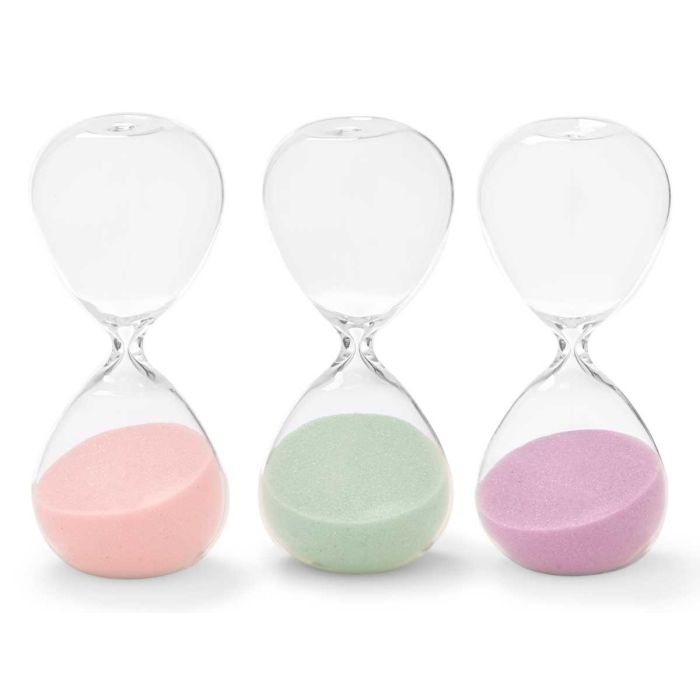 Reloj de Arena Giftdecor 15 cm - Colores Pastel, 15 Minutos, Vidrio y Arena (24 Unidades) 1 Reloj de Arena Giftdecor 15 cm - Colores Pastel, 15 Minutos, Vidrio y Arena (24 Unidades) 1