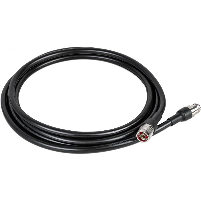 LANCOM Cable AirLancer NJ-NP 6m, Conectores N Macho a N Hembra, 50 Ω, 0.3-6 GHz, Negro