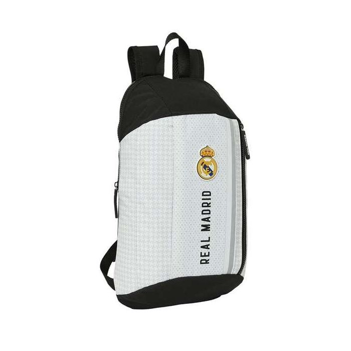 Mini Mochila Safta Con Cremallera Vertical Real Madrid 1 Equipacion 24-25 390x220x100 mm