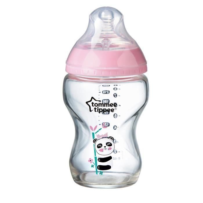 TOMMEE TIPPEE Biberón CTN Vidrio 250ml decorado Niño