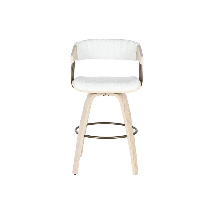 Taburete Scandi DKD Home Decor Blanco 47.5 x 94.5 x 51.5 cm 5