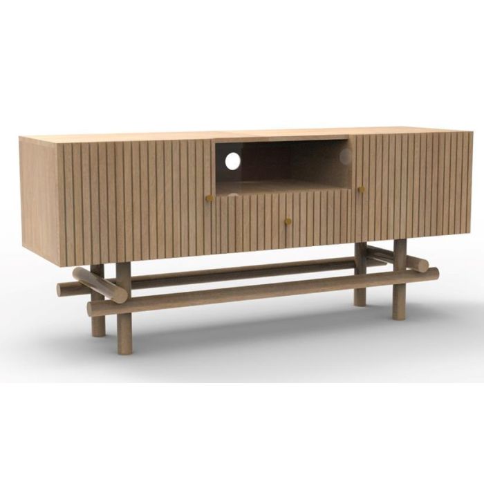 Mueble Tv Moderno DKD Home Decor Natural 42 x 60 x 145 cm