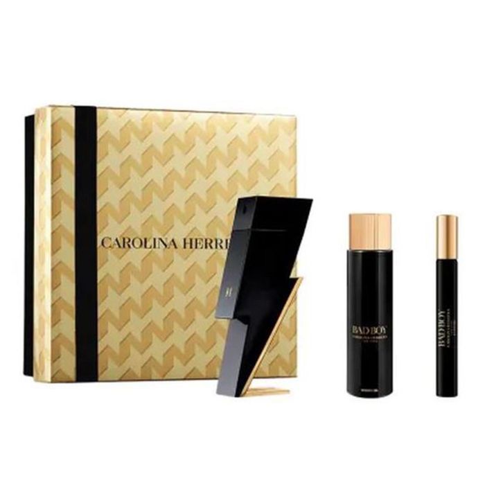 Carolina Herrera Bad Boy Eau de Parfum 100 ml + Gel de Baño 1 Unidad + Miniatura 10 ml Set Regalo