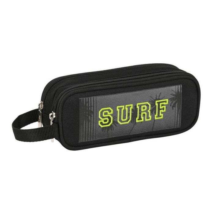 Portatodo Doble Safta Surf Negro (21 x 8 x 6 cm) 0 Portatodo Doble Safta Surf Negro (21 x 8 x 6 cm) 0