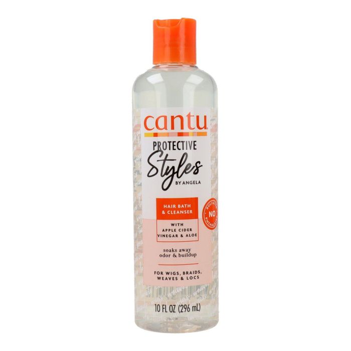Cantu Limpiador 3 en 1 para Pelucas, Trenzas y Extensiones 296ml - Con Ingredientes Naturales para Cuero Cabelludo Cantu Limpiador 3 en 1 para Pelucas, Trenzas y Extensiones 296ml - Con Ingredientes Naturales para Cuero Cabelludo