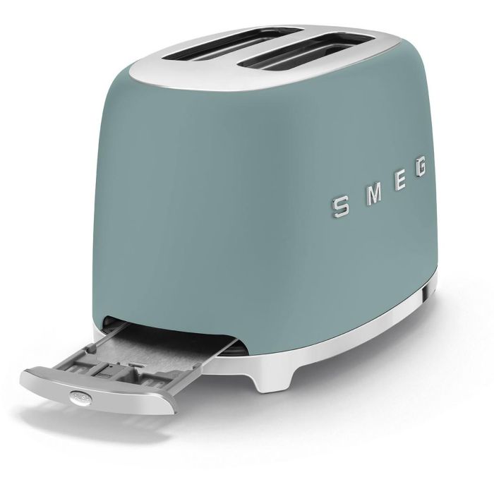 Smeg TSF01EGMEU Tostador 2 rebanadas, 950W, Smaragdgrün mate, para descongelar y recalentar 7 Smeg TSF01EGMEU Tostador 2 rebanadas, 950W, Smaragdgrün mate, para descongelar y recalentar 7