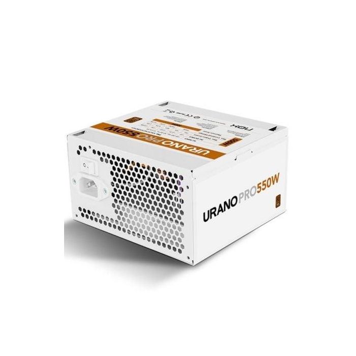 Fuente de Alimentación Nox Hummer Urano Pro White/ 550W/ Ventilador 12cm/ 80 Plus Bronze 0 Fuente de Alimentación Nox Hummer Urano Pro White/ 550W/ Ventilador 12cm/ 80 Plus Bronze 0