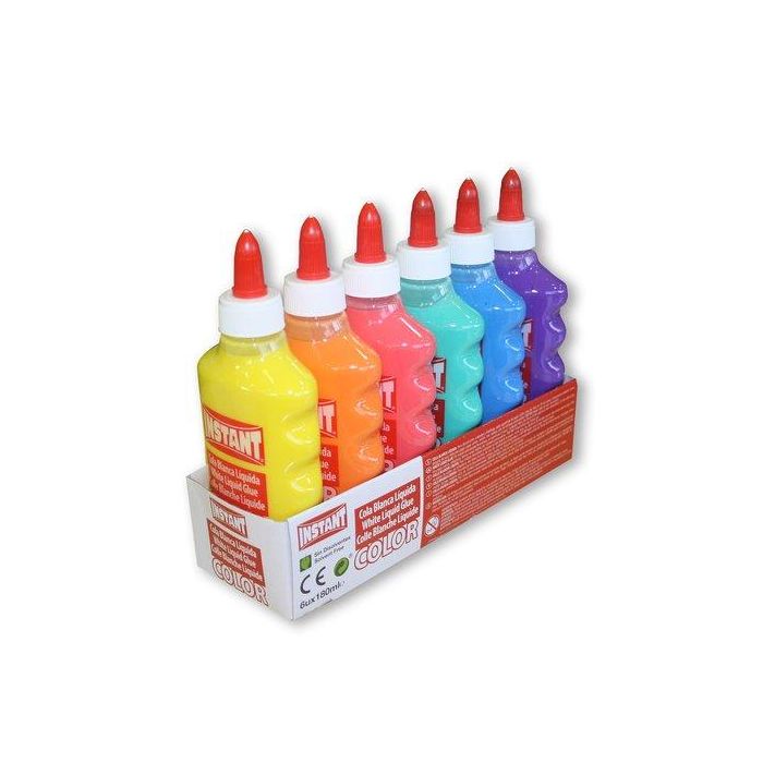 Cola Blanca Color Instant Surtido 180 Ml Expositor De 6