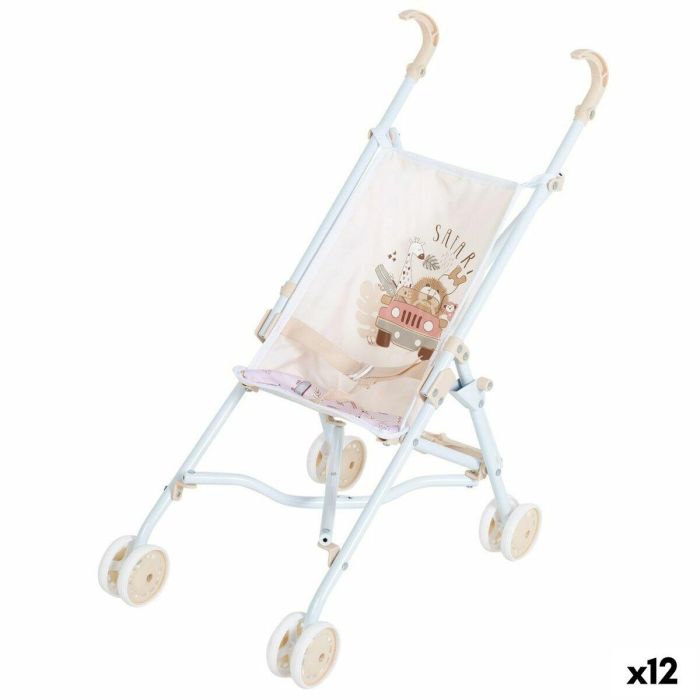 Silla para Muñecas Colorbaby Safari 27 x 56 x 53 cm Plegable 12 Unidades Silla para Muñecas Colorbaby Safari 27 x 56 x 53 cm Plegable 12 Unidades