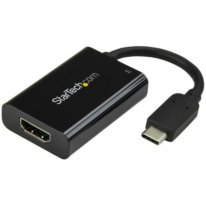 Adaptador USB C a HDMI Startech CDP2HDUCP Negro 4K Ultra HD 0 Adaptador USB C a HDMI Startech CDP2HDUCP Negro 4K Ultra HD 0