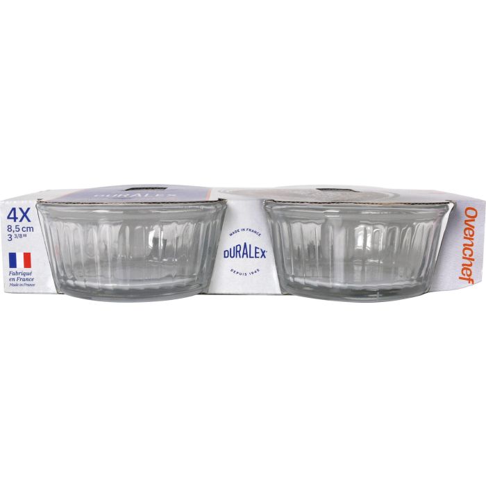 Duralex Set 4 Ramequines Transparentes Picardie 13 cl (24 Cajas)