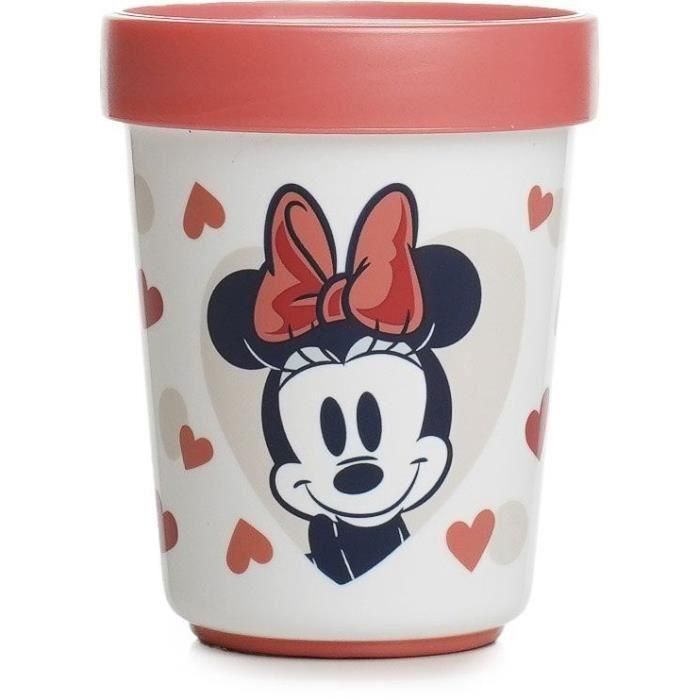 CAJA DE COMIDA DE 3 PIEZAS MINNIE TAZA / CUENCO / PLATO - Set 3uds Non-Sl 3