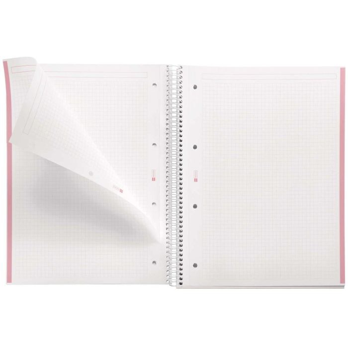 Miquelrius Cuaderno espiral Emotions A4, tapa forrada, 80 hojas 90g/m², microperforado, cuadro 5 mm 1 Miquelrius Cuaderno espiral Emotions A4, tapa forrada, 80 hojas 90g/m², microperforado, cuadro 5 mm 1