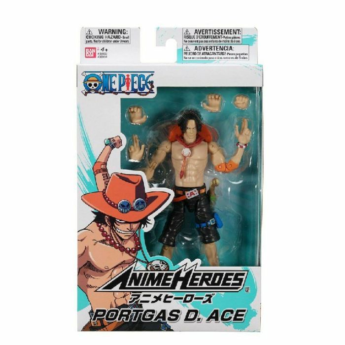 Bandai 36934 Anime Heroes One Piece Figura de Portgas D. Ace 17 cm 2
