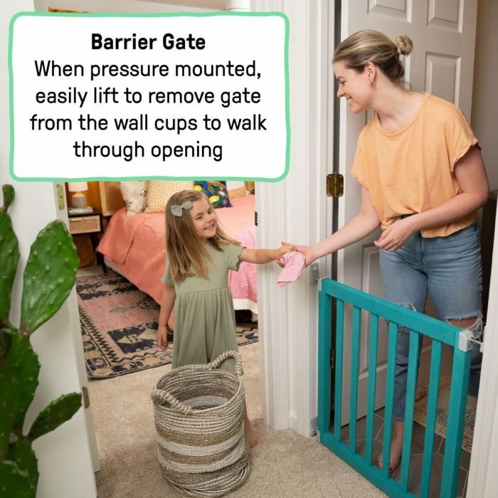 Ingenuity Puerta de Seguridad Infantil ING0074451172715 de 76 a 91 cm, Personalizable, Pintable o Teñible, Fácil de Instalar 6 Ingenuity Puerta de Seguridad Infantil ING0074451172715 de 76 a 91 cm, Personalizable, Pintable o Teñible, Fácil de Instalar 6