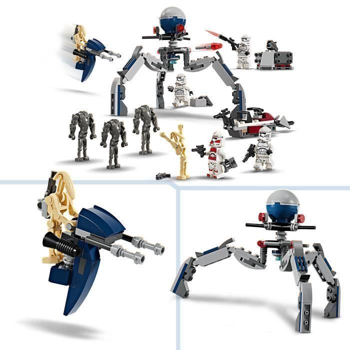 Juego de construccion pack de combate soldado clon y droide de combate lego star wars 2 Juego de construccion pack de combate soldado clon y droide de combate lego star wars 2
