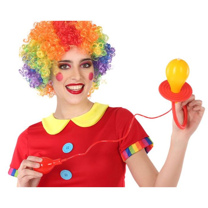 Chupete Gigante Amarillo con Broma Lanza Agua para Payaso - Accesorio para Disfraces y Fiestas 0 Chupete Gigante Amarillo con Broma Lanza Agua para Payaso - Accesorio para Disfraces y Fiestas 0