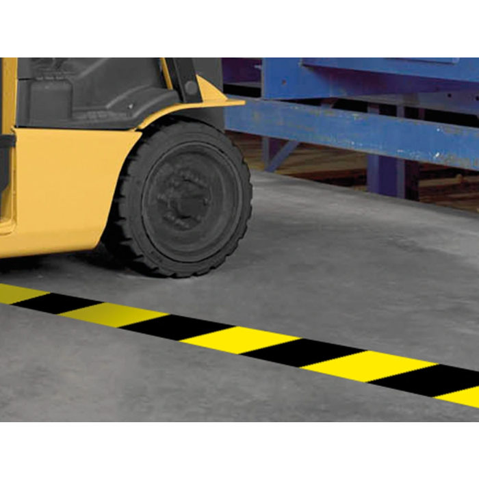 Q-connect Cinta de Seguridad Amarilla y Negra 20 mt x 48 mm 4