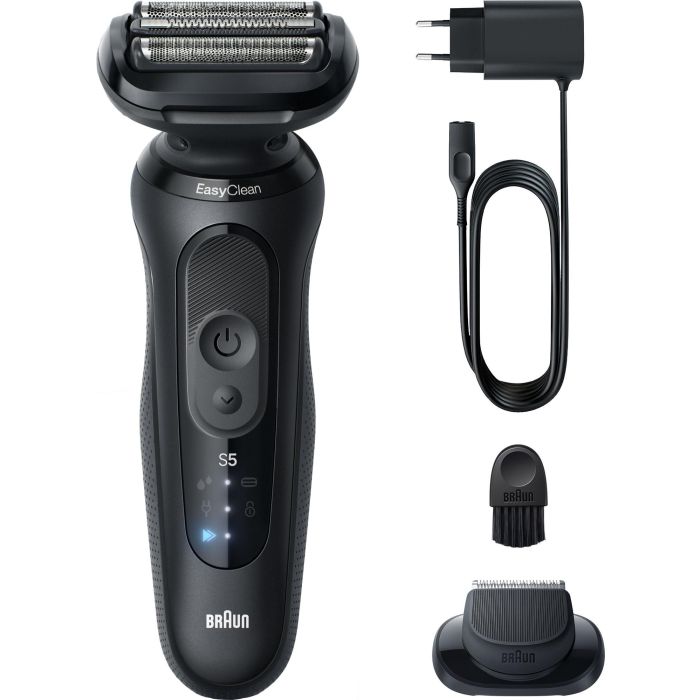 Braun Afeitadora Eléctrica Serie 5 BRA8700216645522 Negra - 50 min Autonomía - Carga Rápida 5 min 1