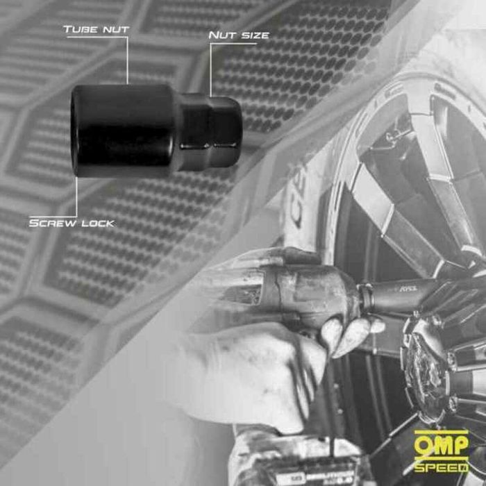 Tornillo OMP OMPS09821201 M12 x 1,50 4 uds Negro 2 Tornillo OMP OMPS09821201 M12 x 1,50 4 uds Negro 2