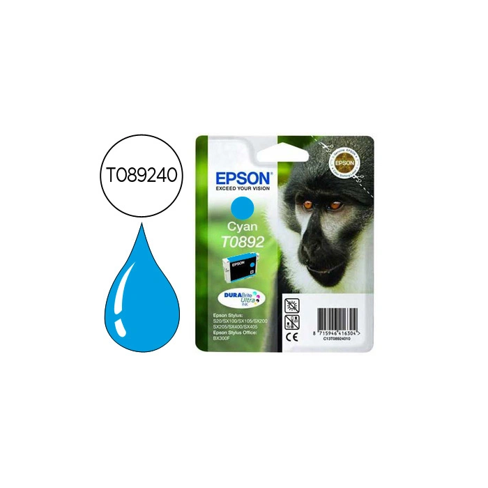 Epson Stylus S20/SX105/SX205/405 Cartucho Cian 0 Epson Stylus S20/SX105/SX205/405 Cartucho Cian 0