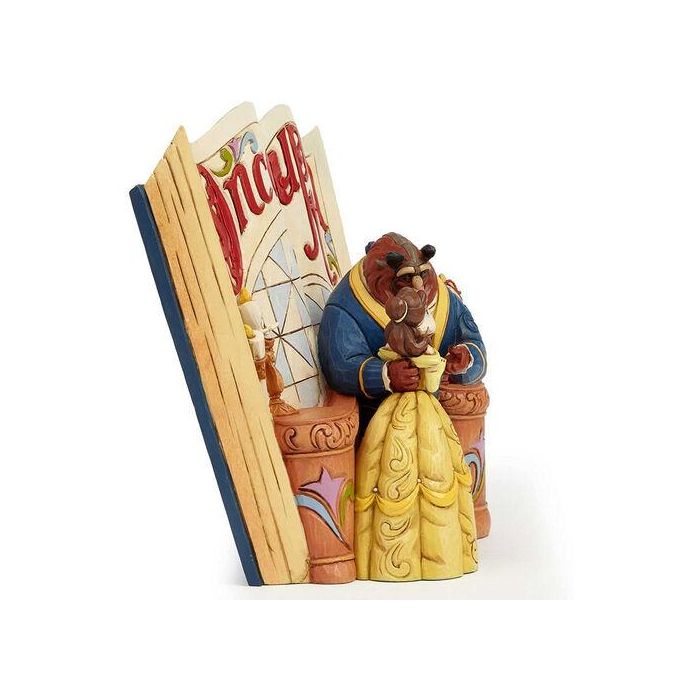 Enesco Figura Disney La Bella Y La Bestia 16cm Hecha A Mano En Resina de Piedra 1