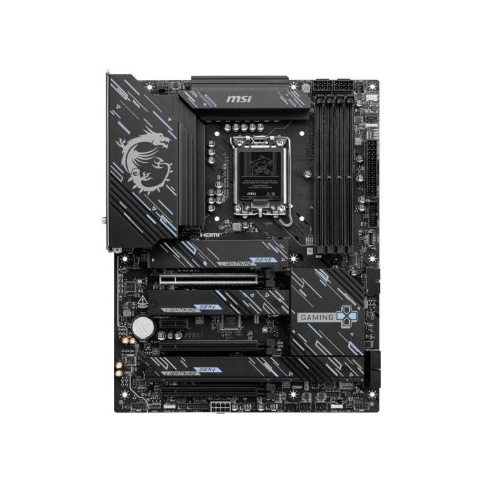 MSI 911-7E34-08S Placa Base Z890 Gaming Plus WiFi Intel Z890 LGA 1851 4x DDR5 ATX con Wi-Fi 7 y Bluetooth 5.4 1