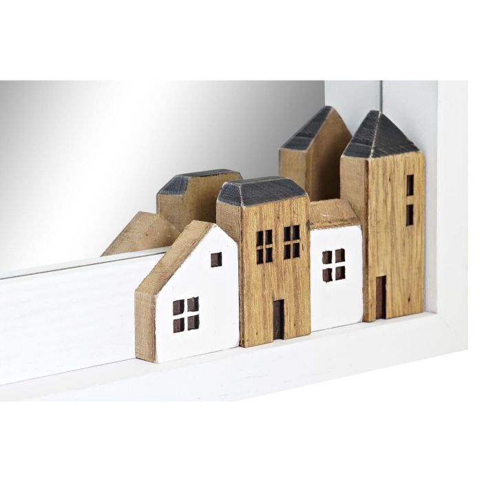 Espejo de pared DKD Home Decor Blanco Casas Urbano 36 x 4 x 60 cm 1 Espejo de pared DKD Home Decor Blanco Casas Urbano 36 x 4 x 60 cm 1