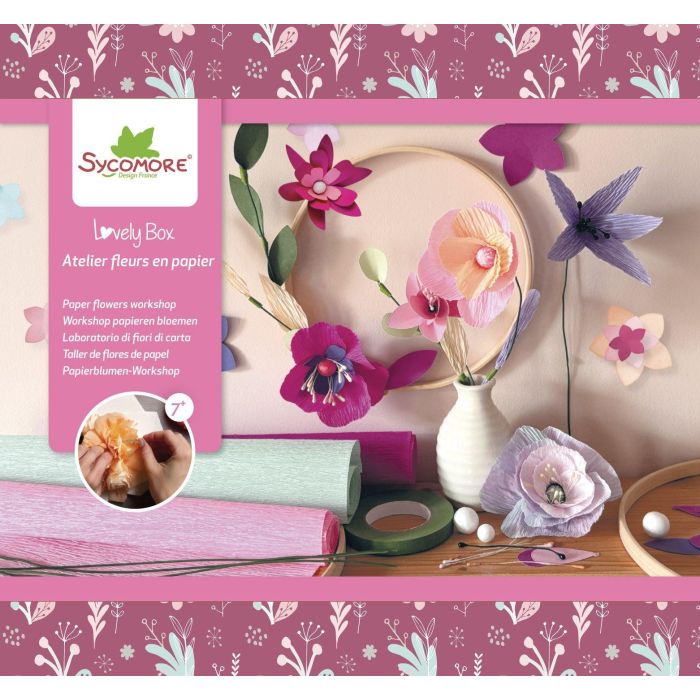 Preciosa caja - SYCOMORE - Taller de flores de papel - A partir de 7 años 3 Preciosa caja - SYCOMORE - Taller de flores de papel - A partir de 7 años 3