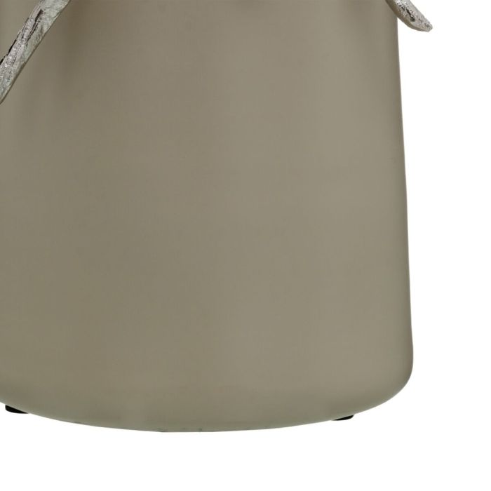 Botella Beige Plateado Aluminio Cristal 17 x 16 x 44 cm Decorativa 2