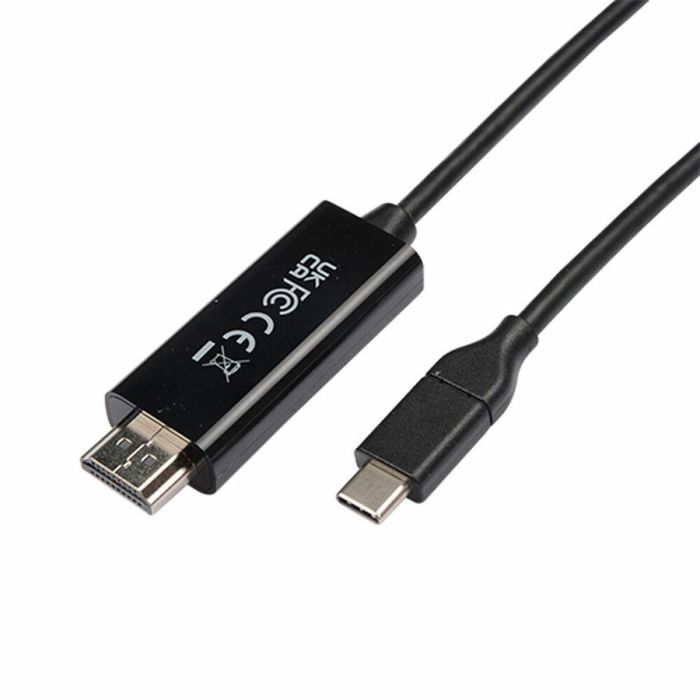 Adaptador USB-C a HDMI V7 V7UCHDMI-1M Negro 1 m 1