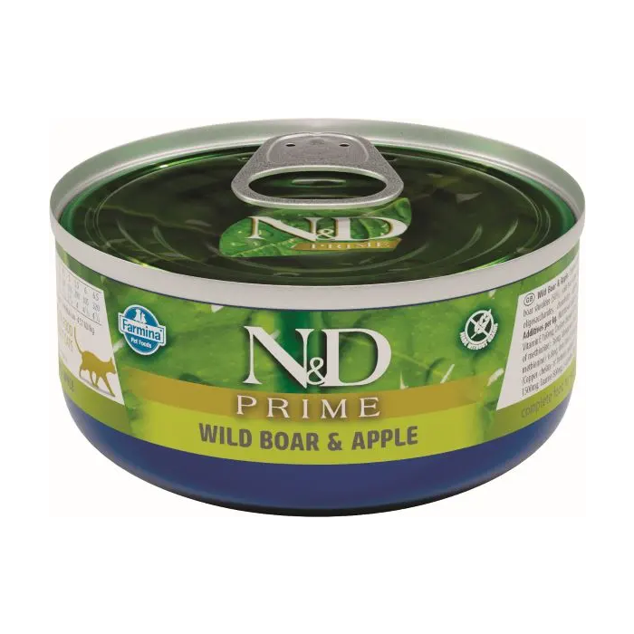 Farmina N&D Cat Prime Jabali Caja 24x70 gr Farmina N&D Cat Prime Jabali Caja 24x70 gr