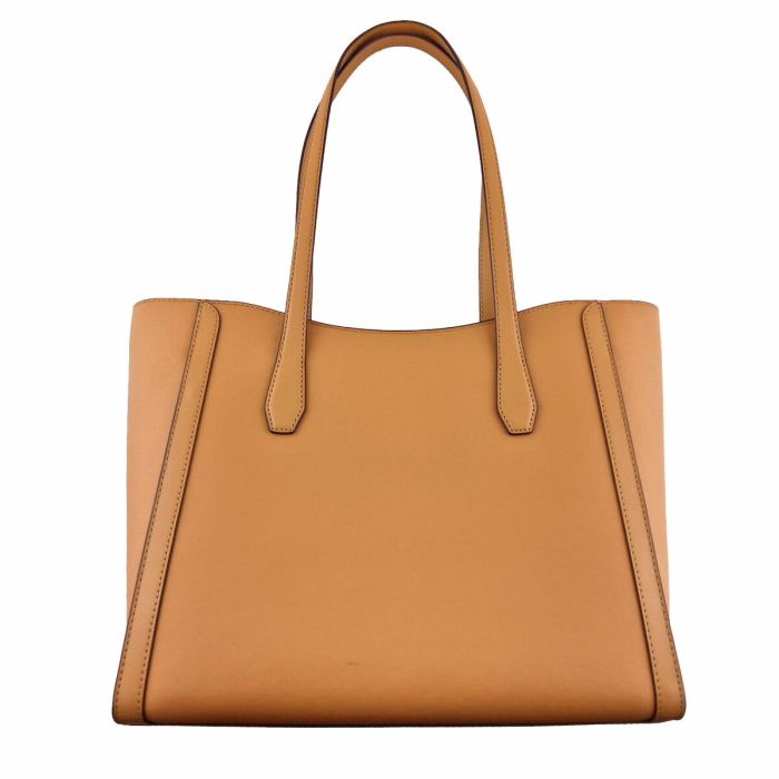 Bolso Mujer Michael Kors Leida Marrón 40 x 28 x 11 cm 2